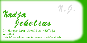 nadja jekelius business card